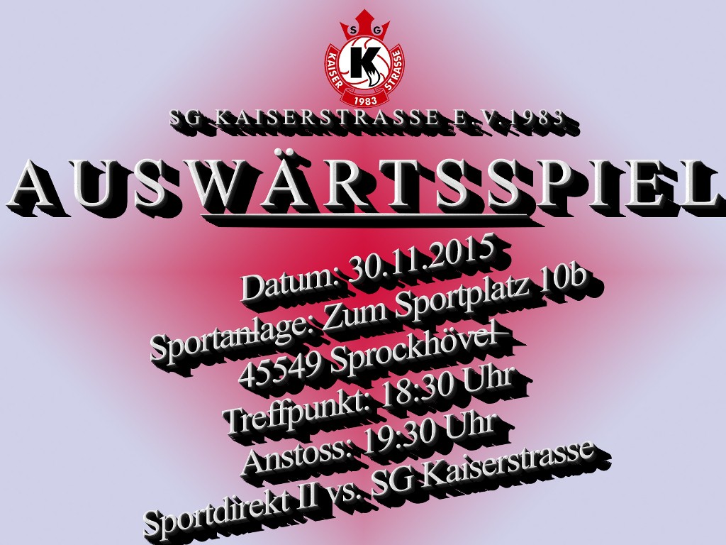 Kaiserstrasse Plakat